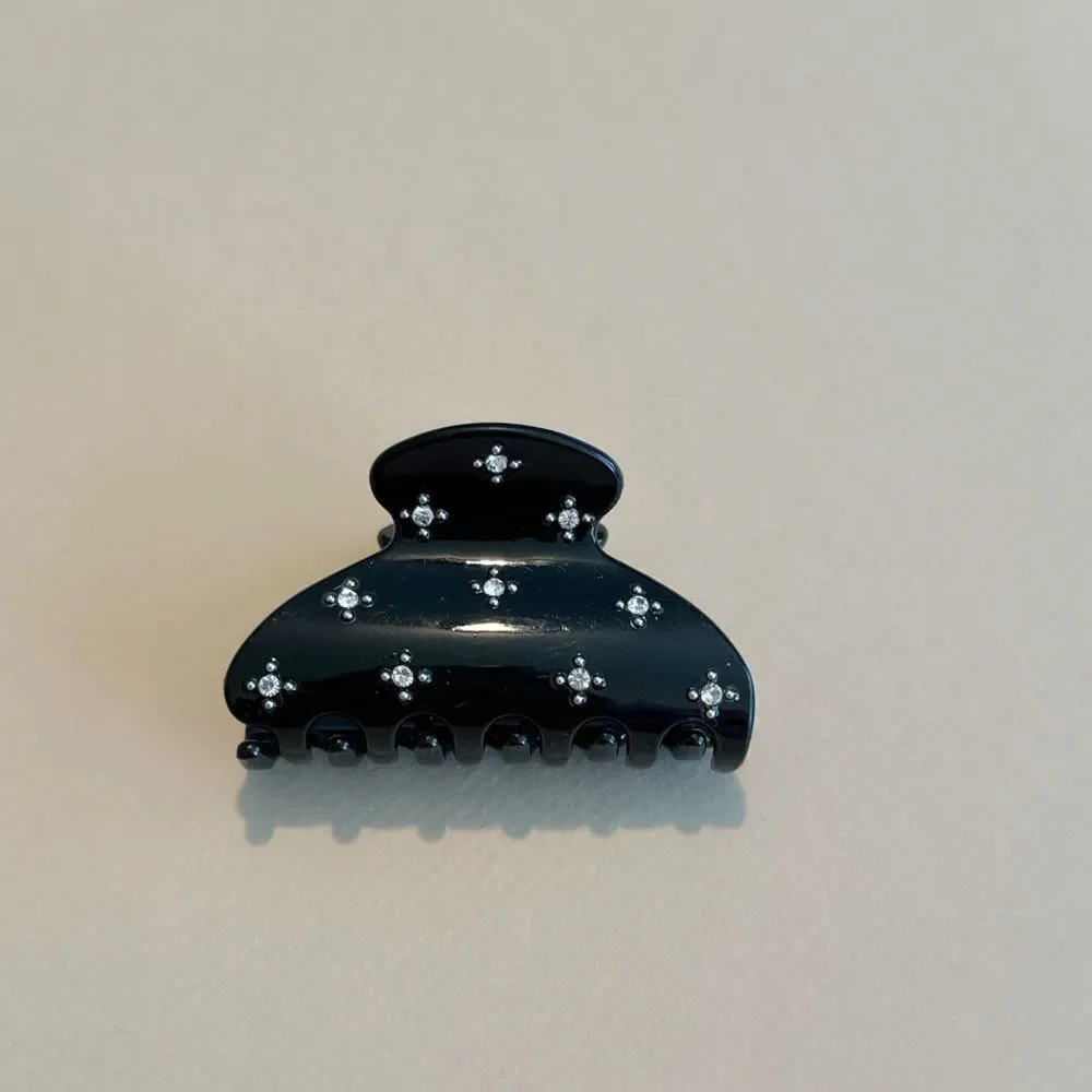Black Hair Claw Clip N1504 - Picture 3 of 4